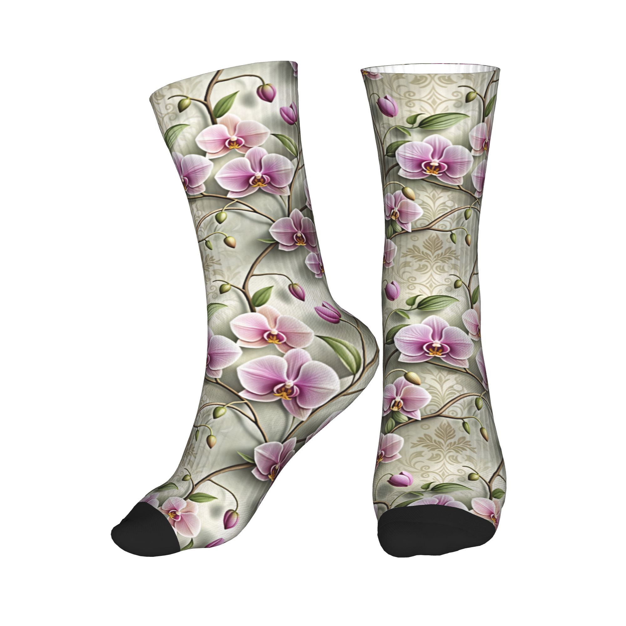 Vintage Fashion For Men - Vintage Neutral 3D Relief Lavender Orchid