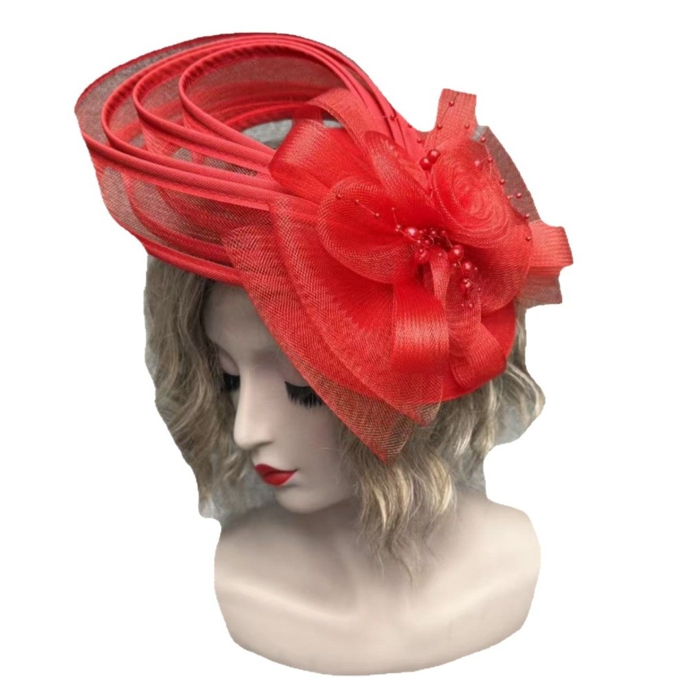 Vintage Fashion Hats - Durable Sinamay Women Fascinator Hat Vintage