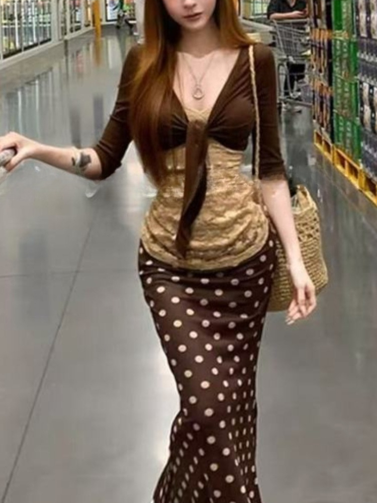 Vintage Fashion Ai - Japanese Vintage 3-piece Set Women Slim