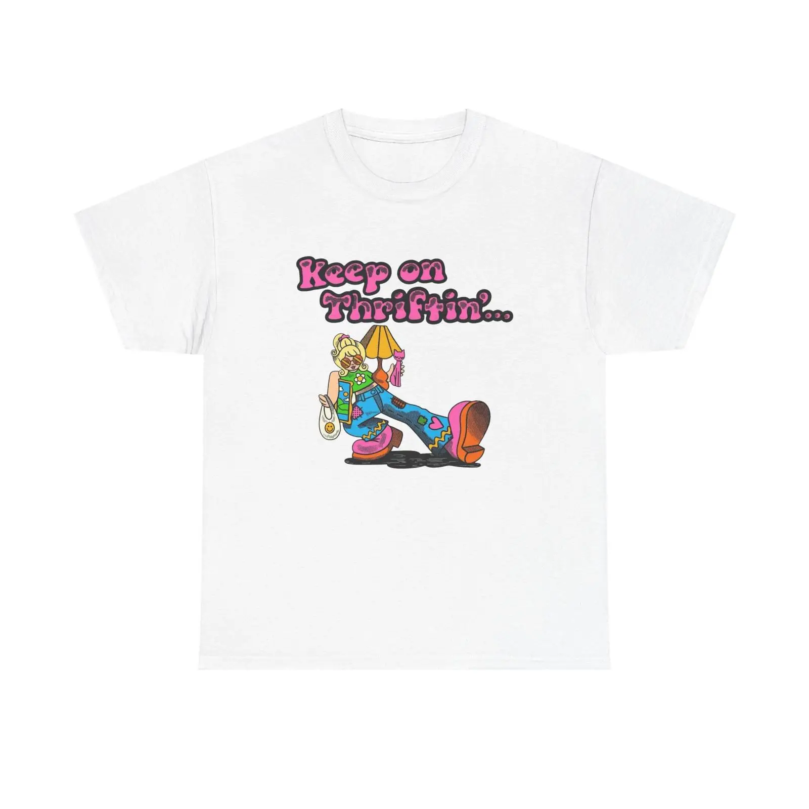 Keep On Thrifting Funny T Shir - Thrift Vintage Fashion Usa recension och pris