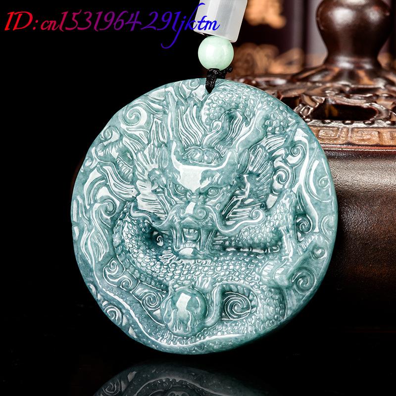 Burmese Jadeite Dragon Pendant - Vintage Fashion For Women recension och pris