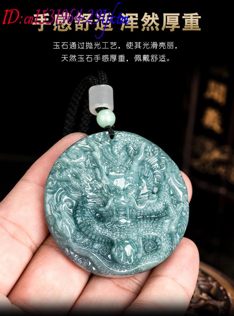 Burmese Jadeite Dragon Pendant - Vintage Fashion For Women recension och pris