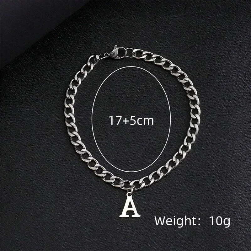 Silver Color A-Z Initial Brace - Z Vintage Fashion recension och pris