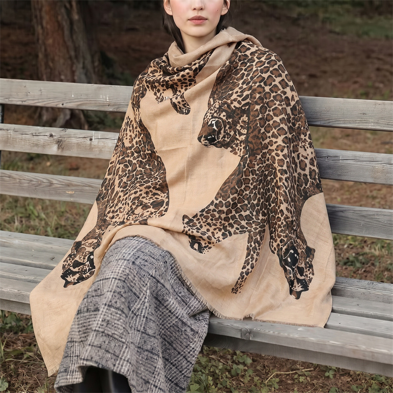 Vintage Leopard Print Hijab an - Vintage Fashion For Women recension och pris