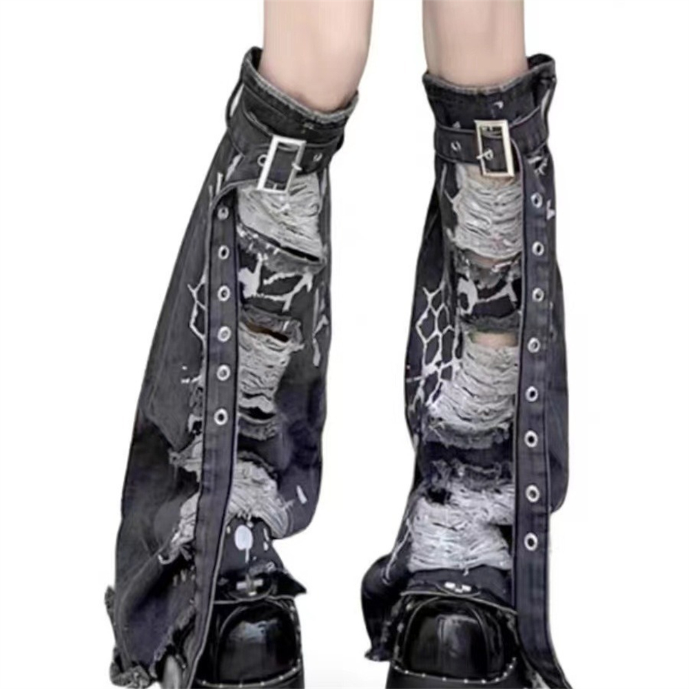 Fashion Buckle Belt Leg Warmer - Z Vintage Fashion recension och pris