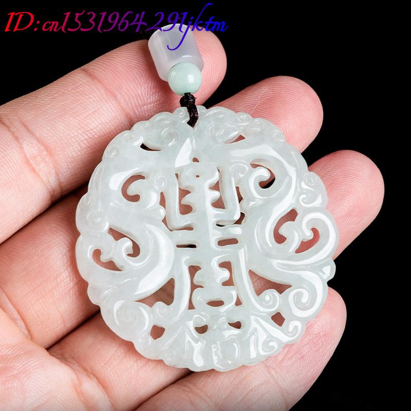 Burmese Jadeite Dragon Pendant - Vintage Fashion For Women recension och pris