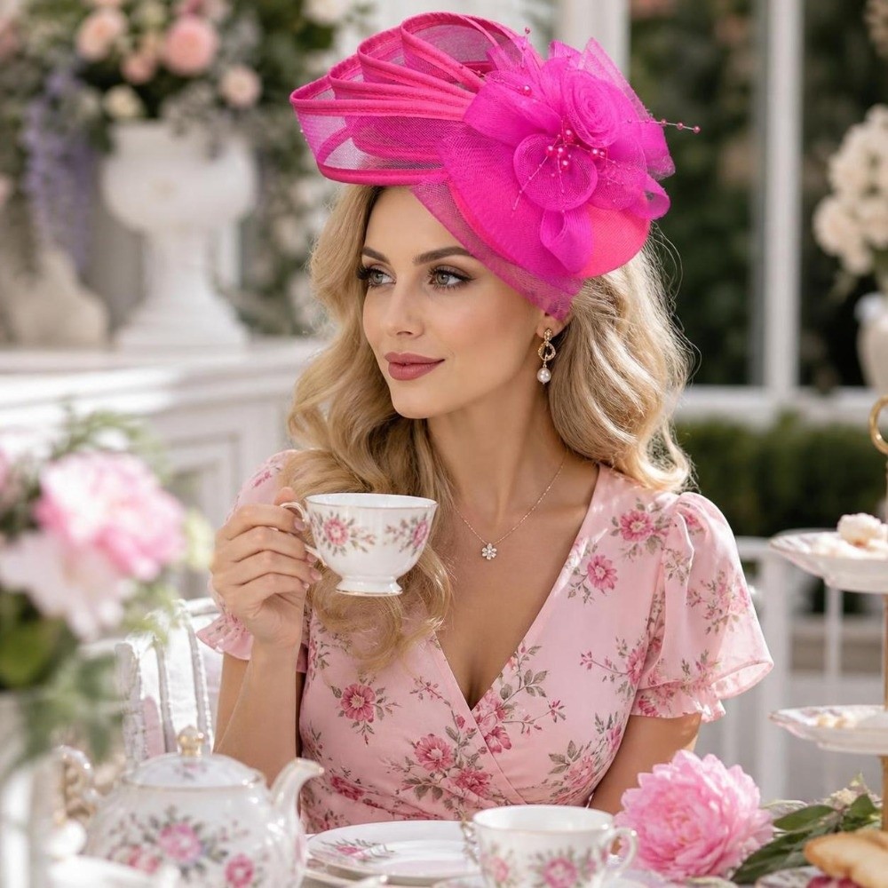 Durable Sinamay Women Fascinat - Vintage Fashion Hats recension och pris