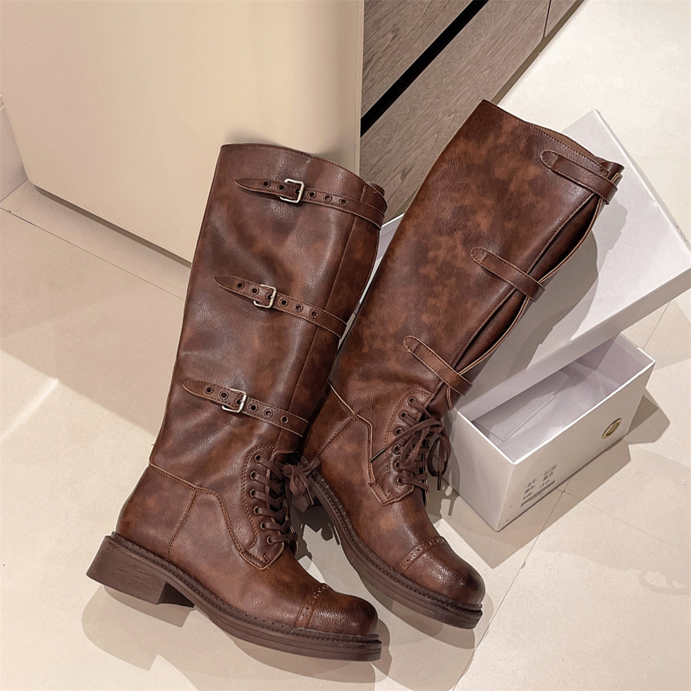 Women's Knee High Boots Vintag - Vintage Fashion Style recension och pris