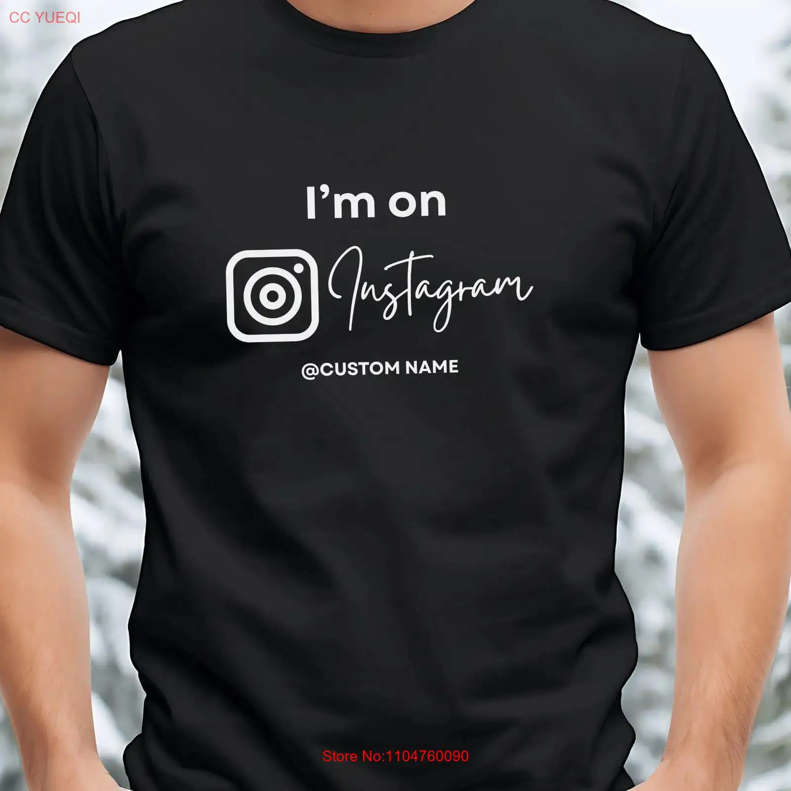 Instagram T Shirt I'm On Custo - Vintage Fashion Instagram recension och pris