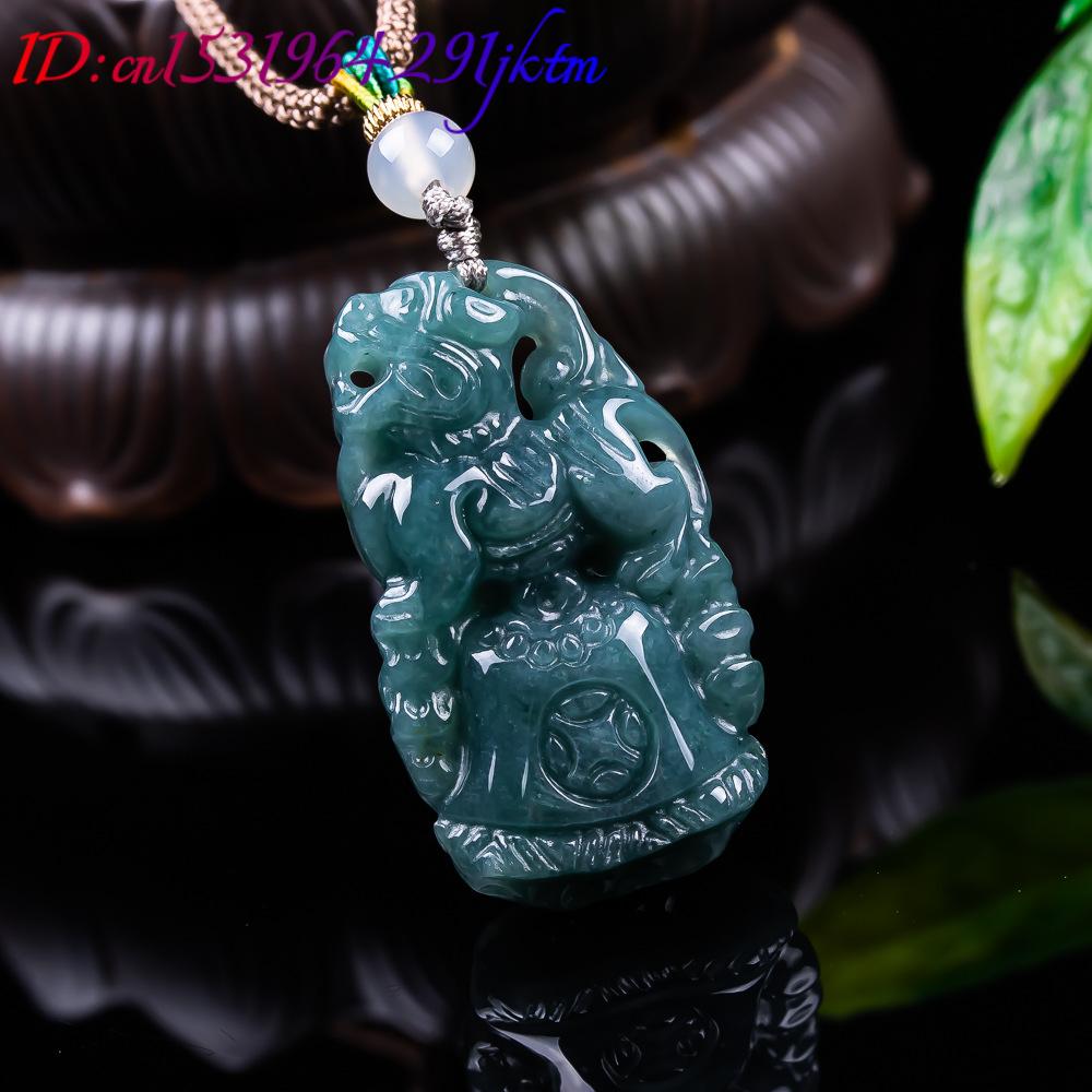 Burmese Jadeite Pixiu Pendant  - Vintage Fashion For Women recension och pris