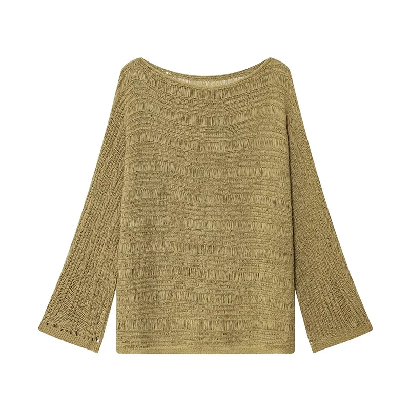 Vintage Boat Neck Knit Sweater - Vintage Fashion For Women recension och pris