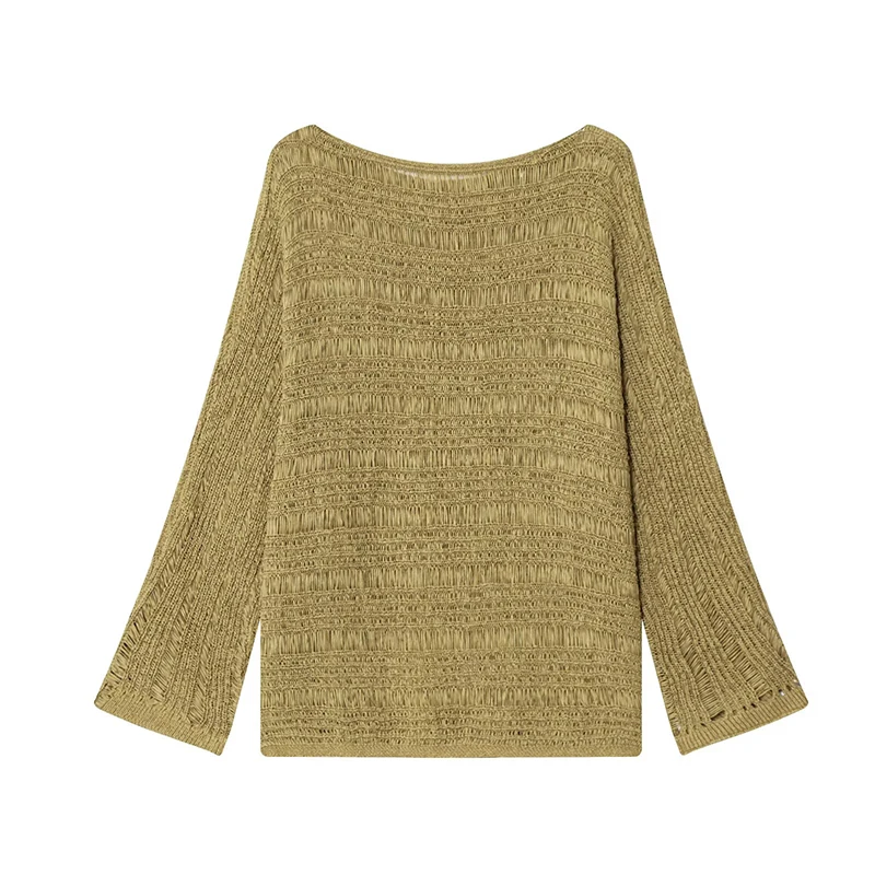 Vintage Boat Neck Knit Sweater - Vintage Fashion For Women recension och pris