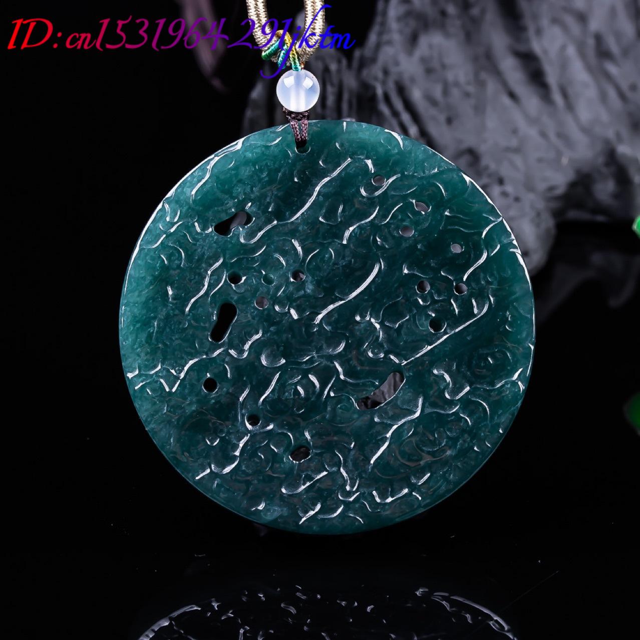 Burmese Jadeite Dragon Pendant - Vintage Fashion For Women recension och pris