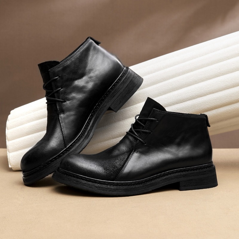 Vintage Mens Genuine Leather B - Vintage Fashion For Men recension och pris
