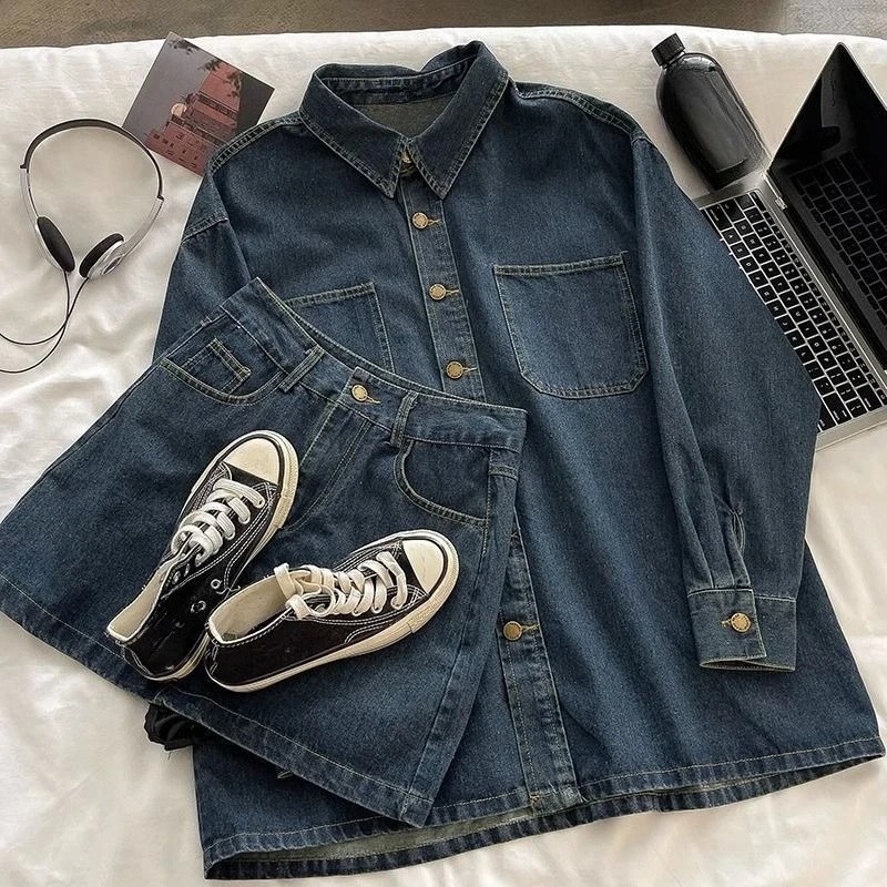 Y2K Denim Skirt Set: Vintage J - Vintage Y2K recension och pris