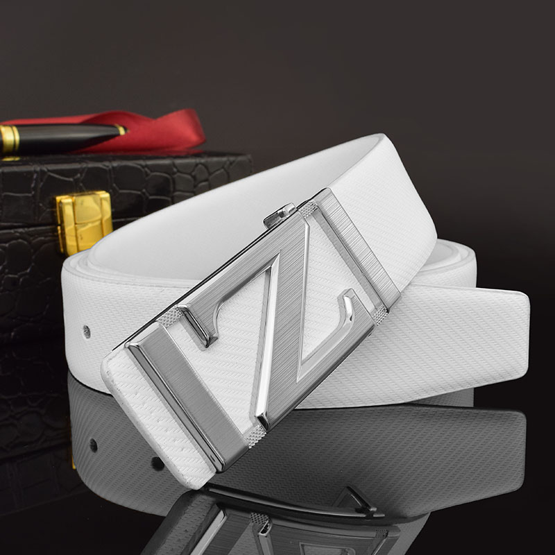 New White Men's Belt Designer  - Z Vintage Fashion recension och pris