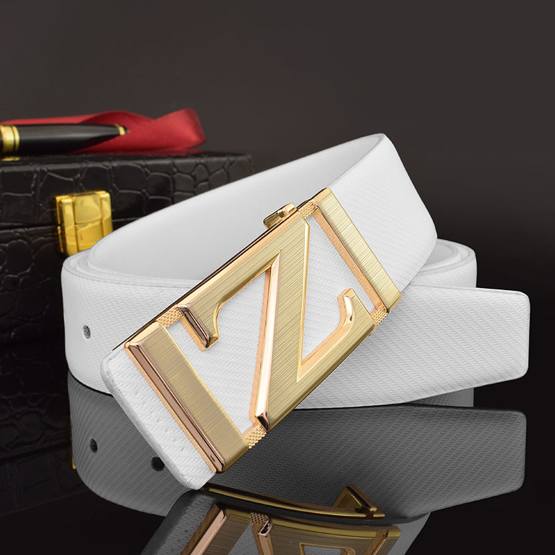 New White Men's Belt Designer  - Z Vintage Fashion recension och pris