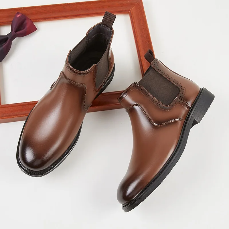 Vintage Mens Leather Oxford Bo - Vintage Fashion For Men recension och pris