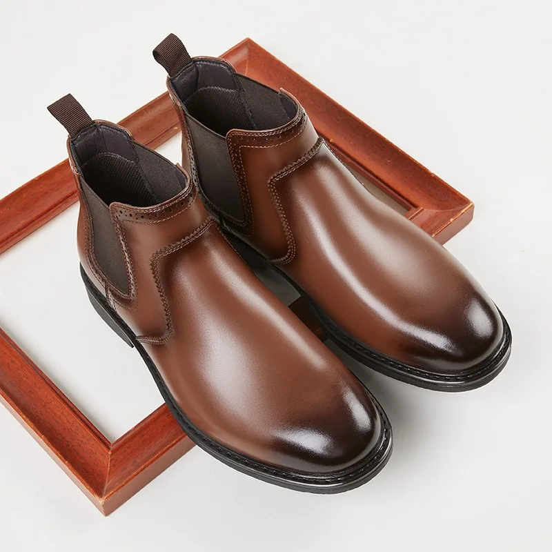 Vintage Mens Leather Oxford Bo - Vintage Fashion For Men recension och pris