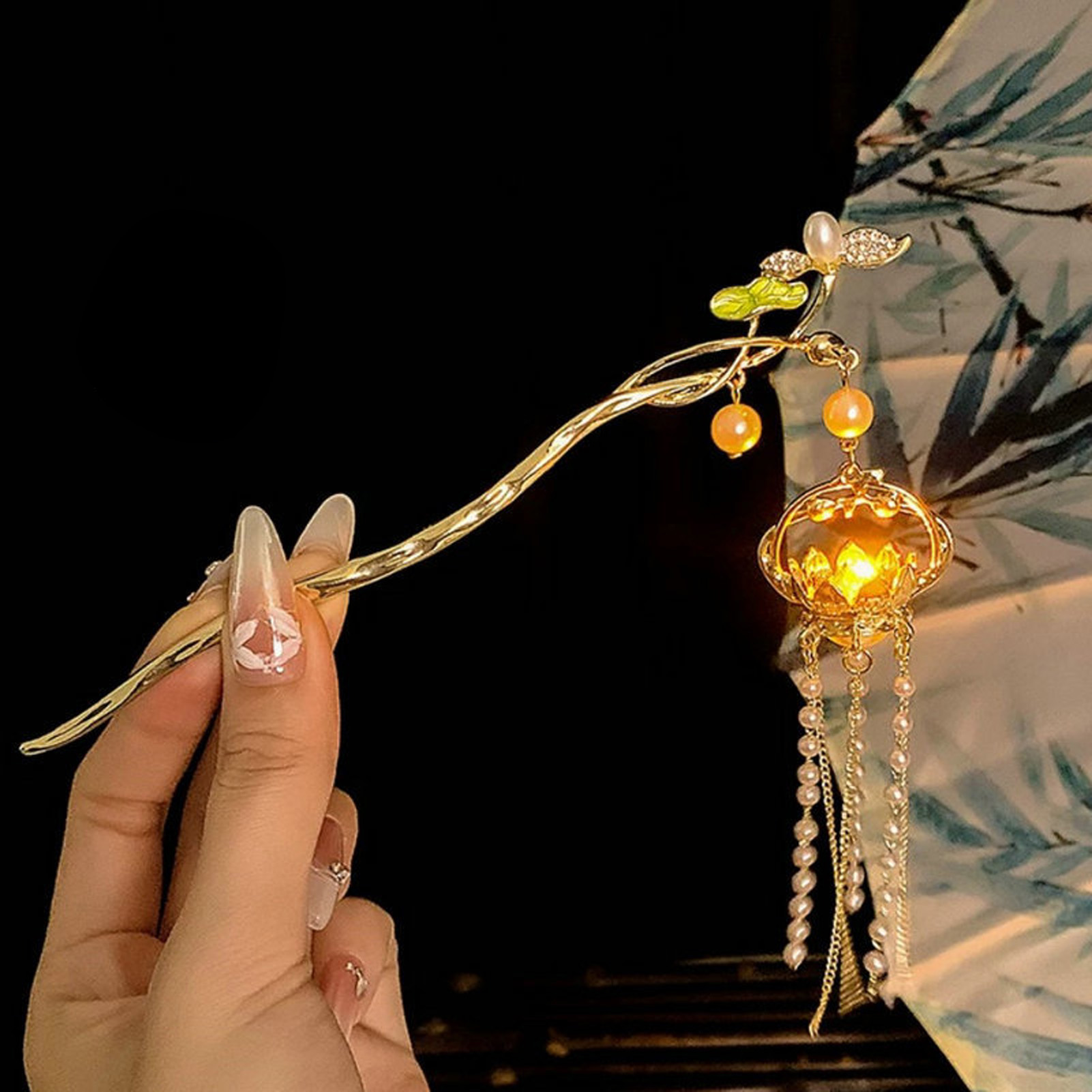 Luminous Flower Hairpin For Wo - Vintage Fashion Ai recension och pris