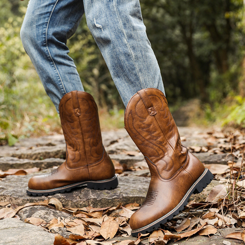 Men's Boots Classic Handmade E - Vintage Fashion For Men recension och pris
