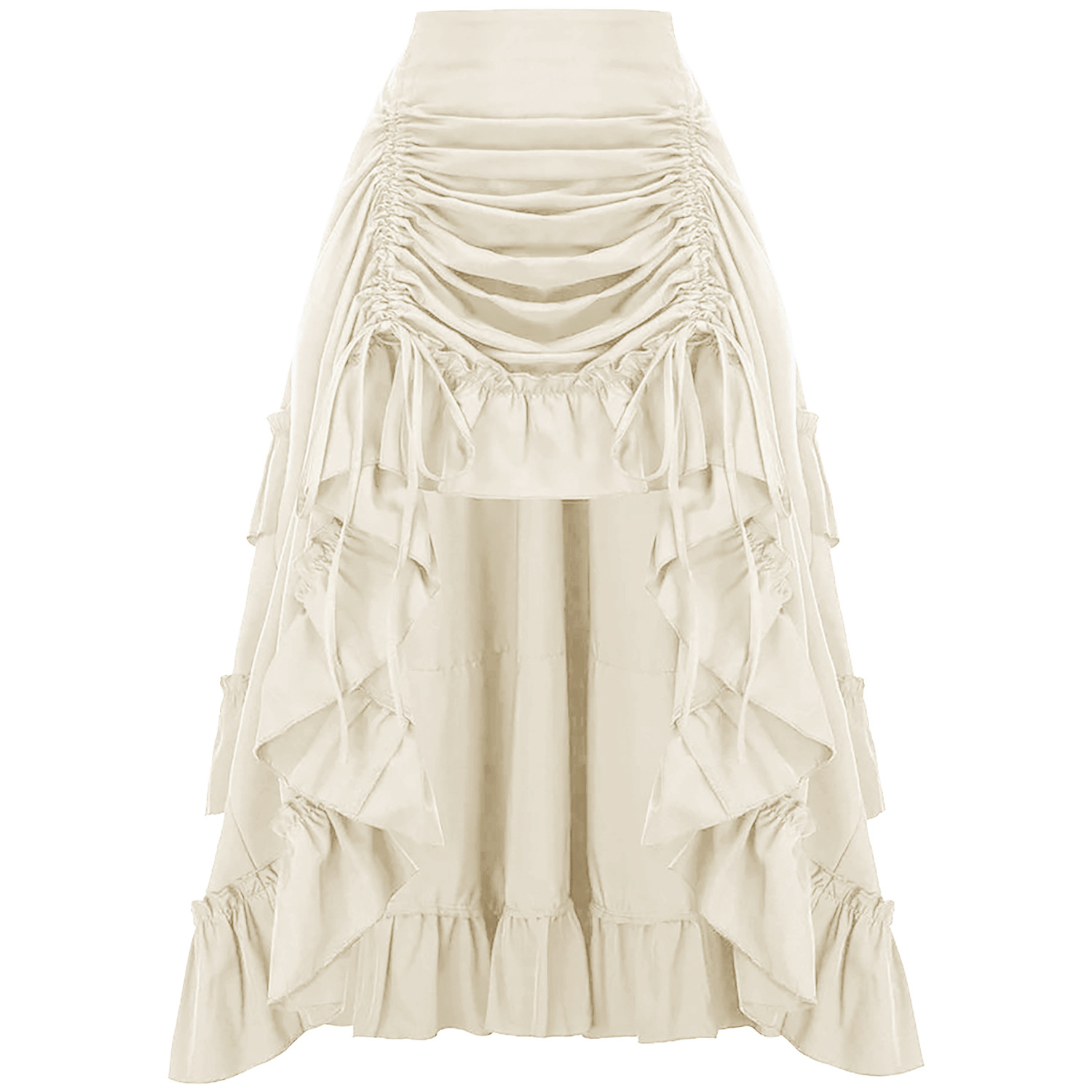 Ruffled High Waisted Long Vict - Vintage Fashion Ai recension och pris