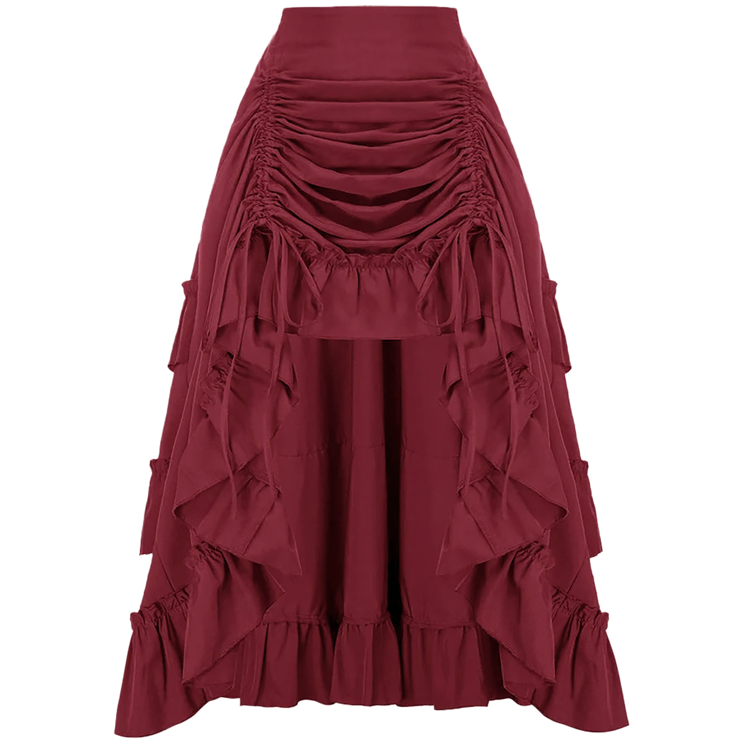 Ruffled High Waisted Long Vict - Vintage Fashion Ai recension och pris