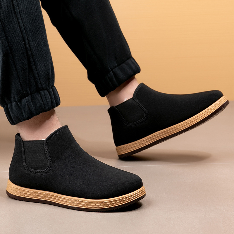 Men's Cotton Shoes Men's Winte - Vintage Fashion For Men recension och pris