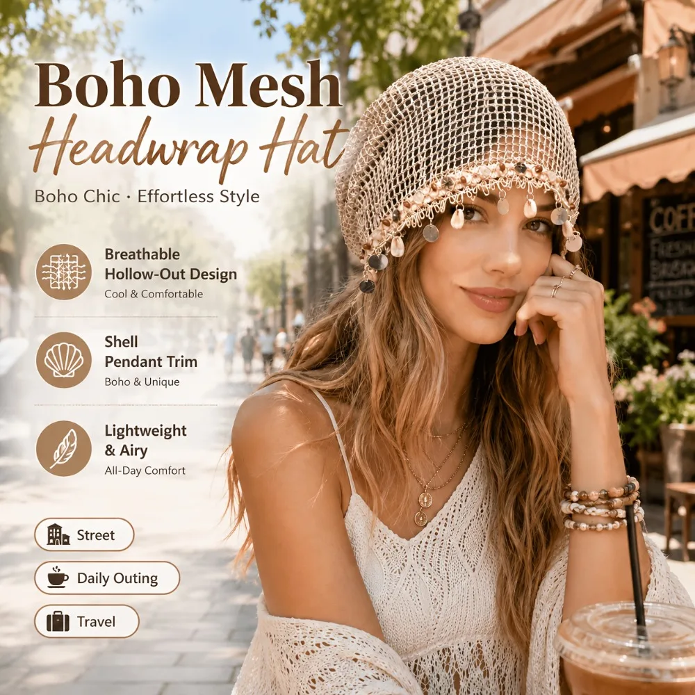 Spring/Summer Bohemian Style S - Vintage Fashion Hats recension och pris