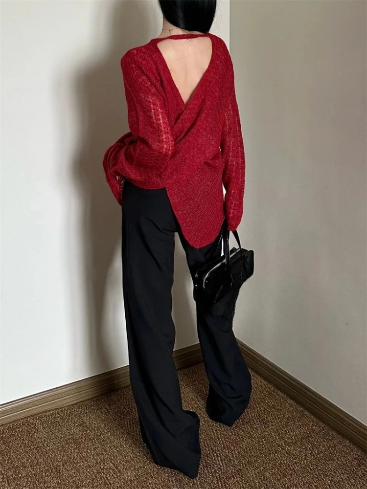 Y2K See-Through Knitted Women' - Vintage Y2K recension och pris
