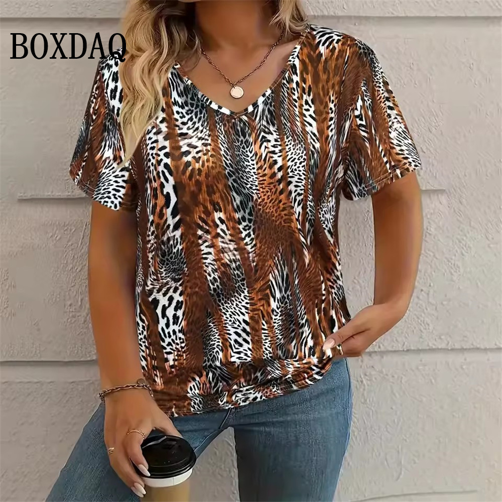 Summer Vintage Leopard 3D Prin - Vintage Fashion Ai recension och pris